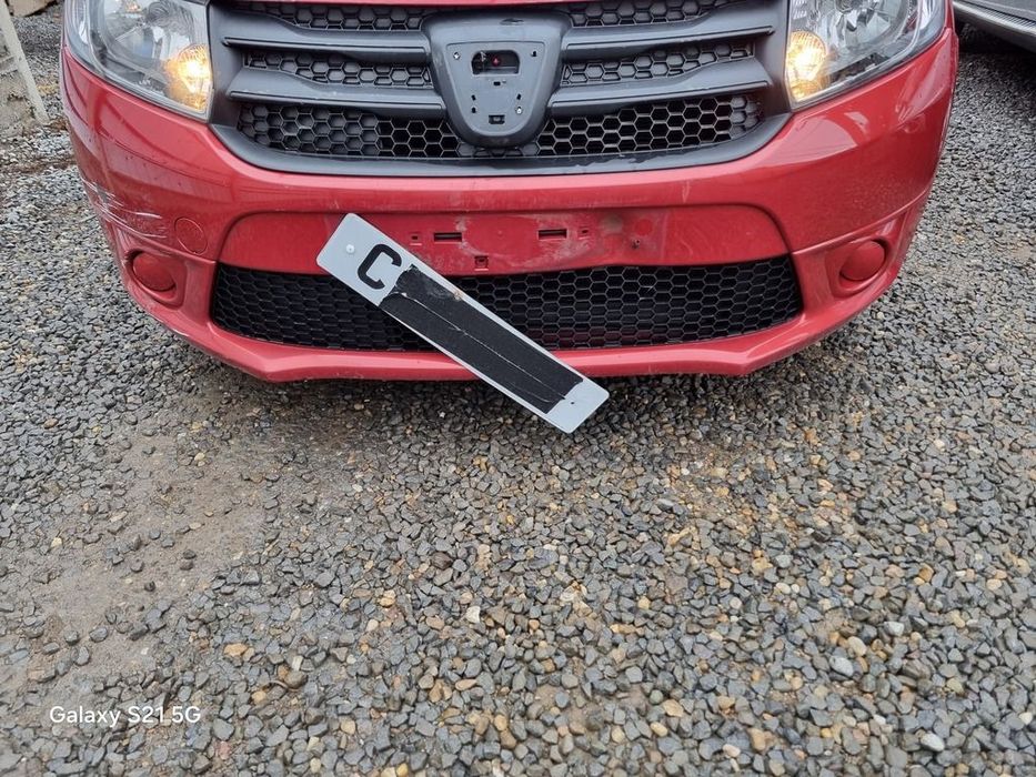 Bara fata Dacia Sandero 2 2012 - 2016 Rouge de Feu TEB76 (1403) model fara spalatoare far