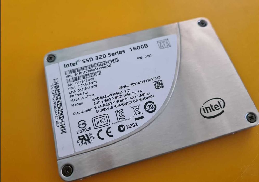 SSD Solid State Drive Intel 320 Series ,160GB, Sata II