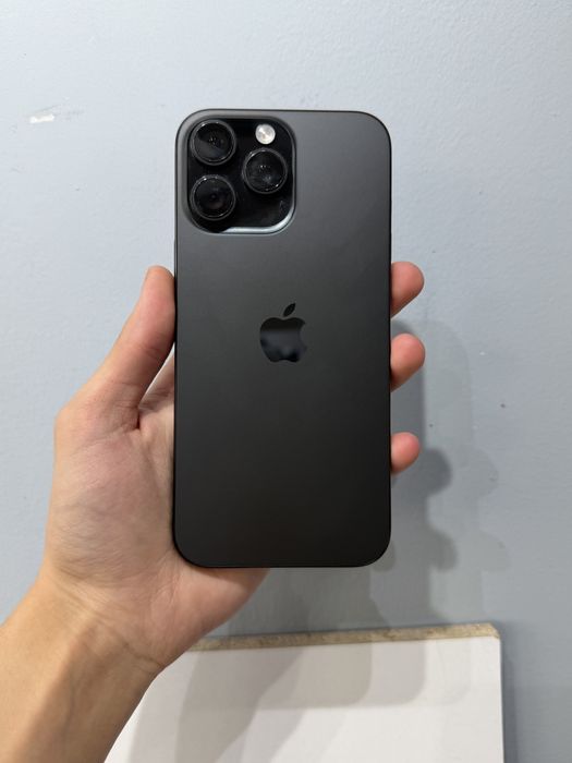 Iphone 16 pro max sim 256 black 100%