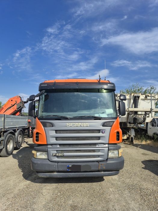 Ansamblu basculabil Scania + Schmitz