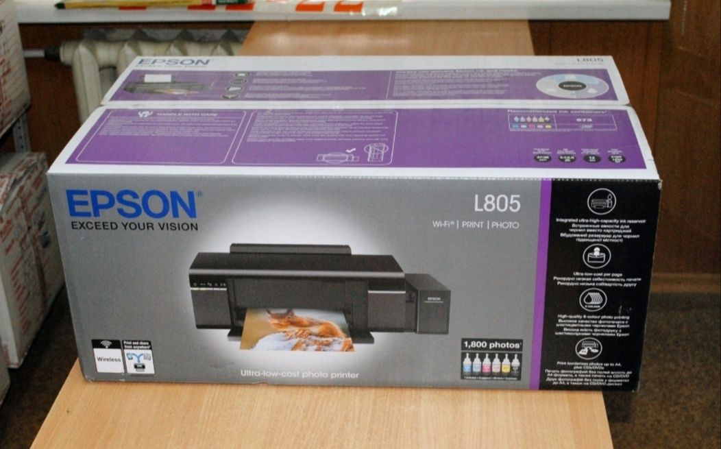 Принтер ЕPSON L805 По выгодным ценам! Гарантия + Доставка