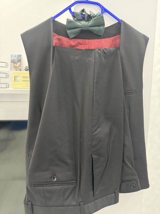 Costum barbat elegant catifea nunta