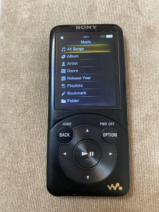 Player sony nwz-s755 16 Gb,black,baterie buna