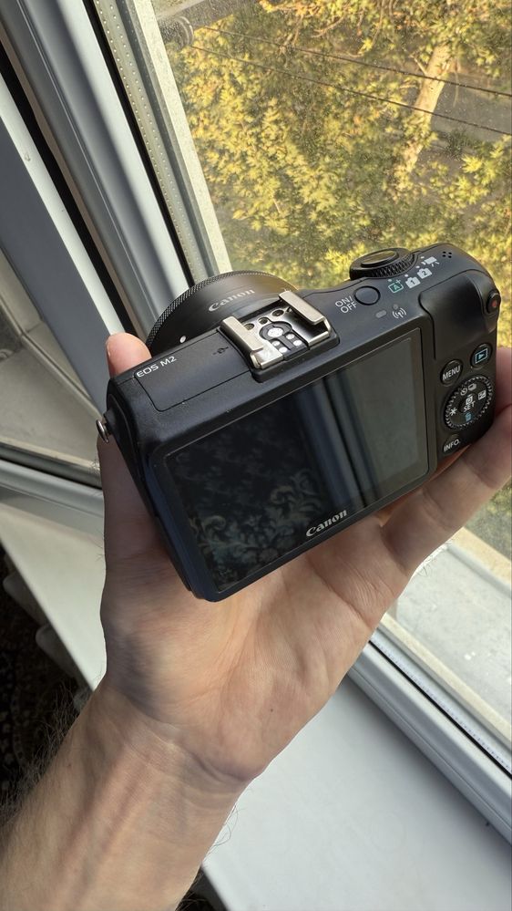 Canon eos m2, объектив ef m f22, объектив 18-55 mm komplekt