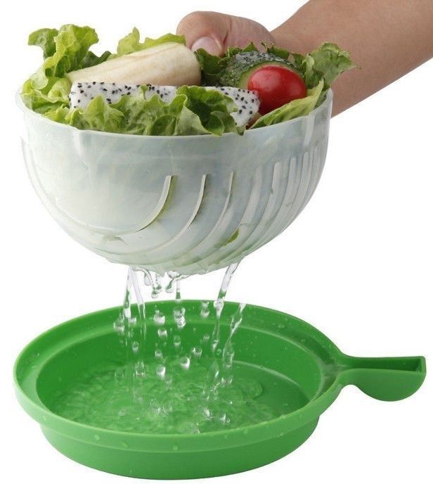 Salata in 60 secunde. Cel mai rapid mod de a prepara o salata!