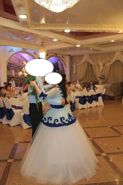 Свадебное платье в казахском стиле