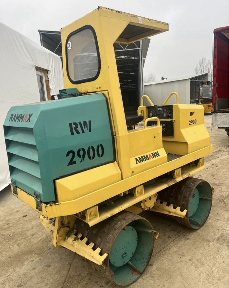 Ammann ramax rw2900 cilindru compactor picior de oaie 3 tone