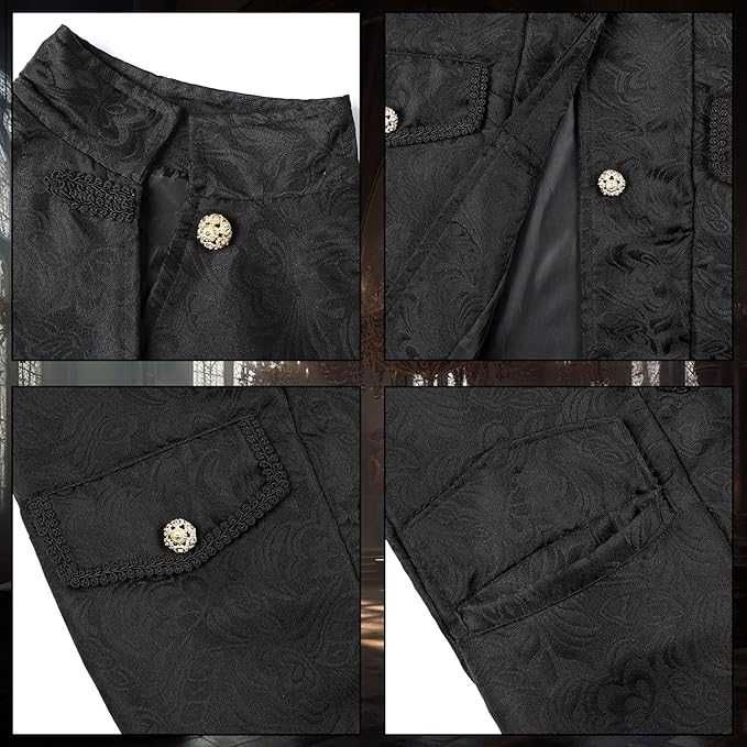 Costum Steampunk, stil Victorian cu frac gotic, REDUS de la 170RON