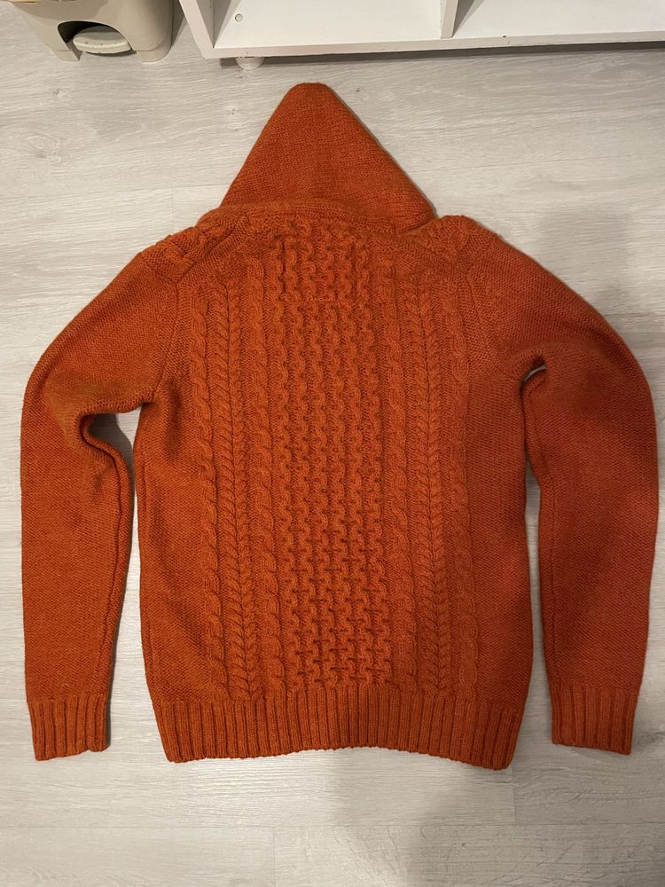 Pullover cu guler, tricotat, gros de iarna, masura 38/40