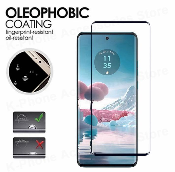 Folie sticla CURBATA FULL GLUE pt. Motorola Edge 40 Neo / Edge 60 Pro