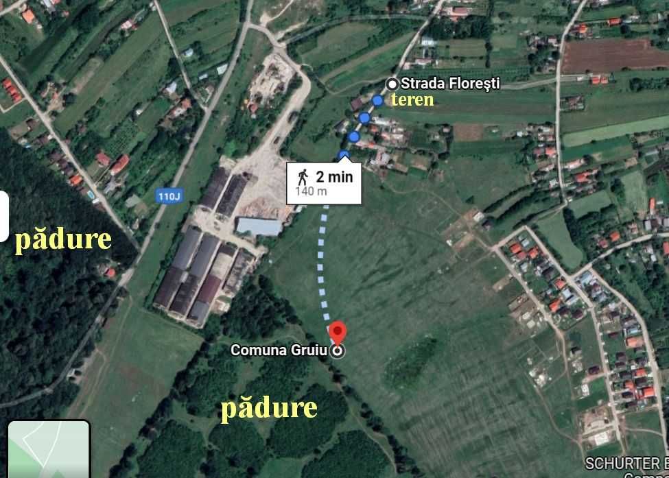 Teren intravilan zona lacului Snagov, curent, asfalt, gaz, 18990 euro