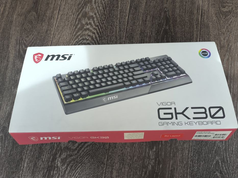 MSI клавиатура с подсветкой