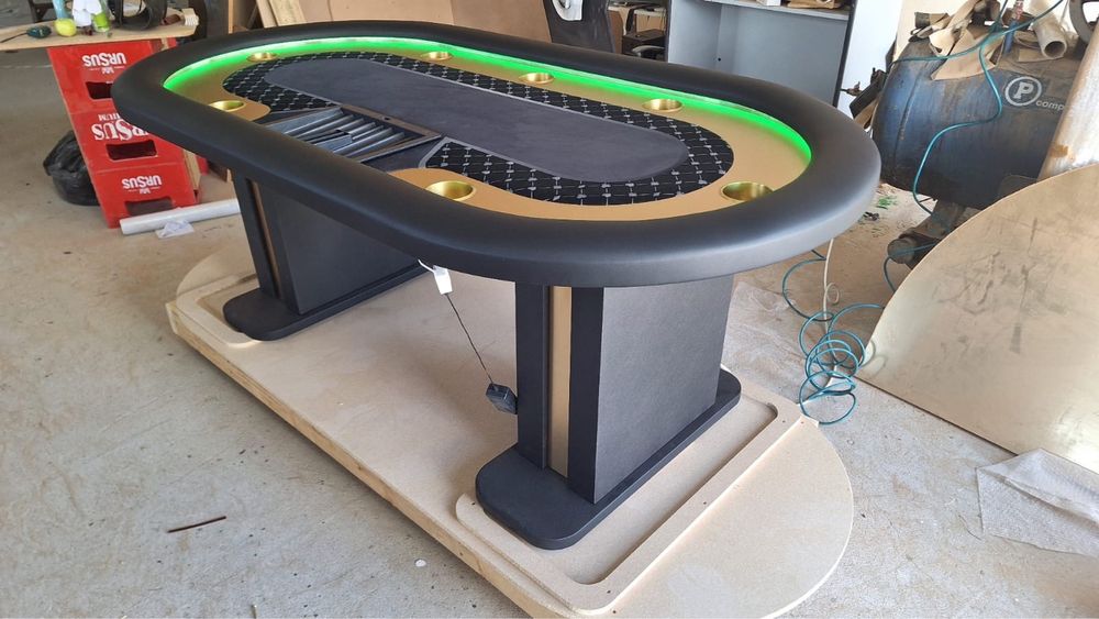 Producator mese de poker Bucuresti | masa poker iluminata led