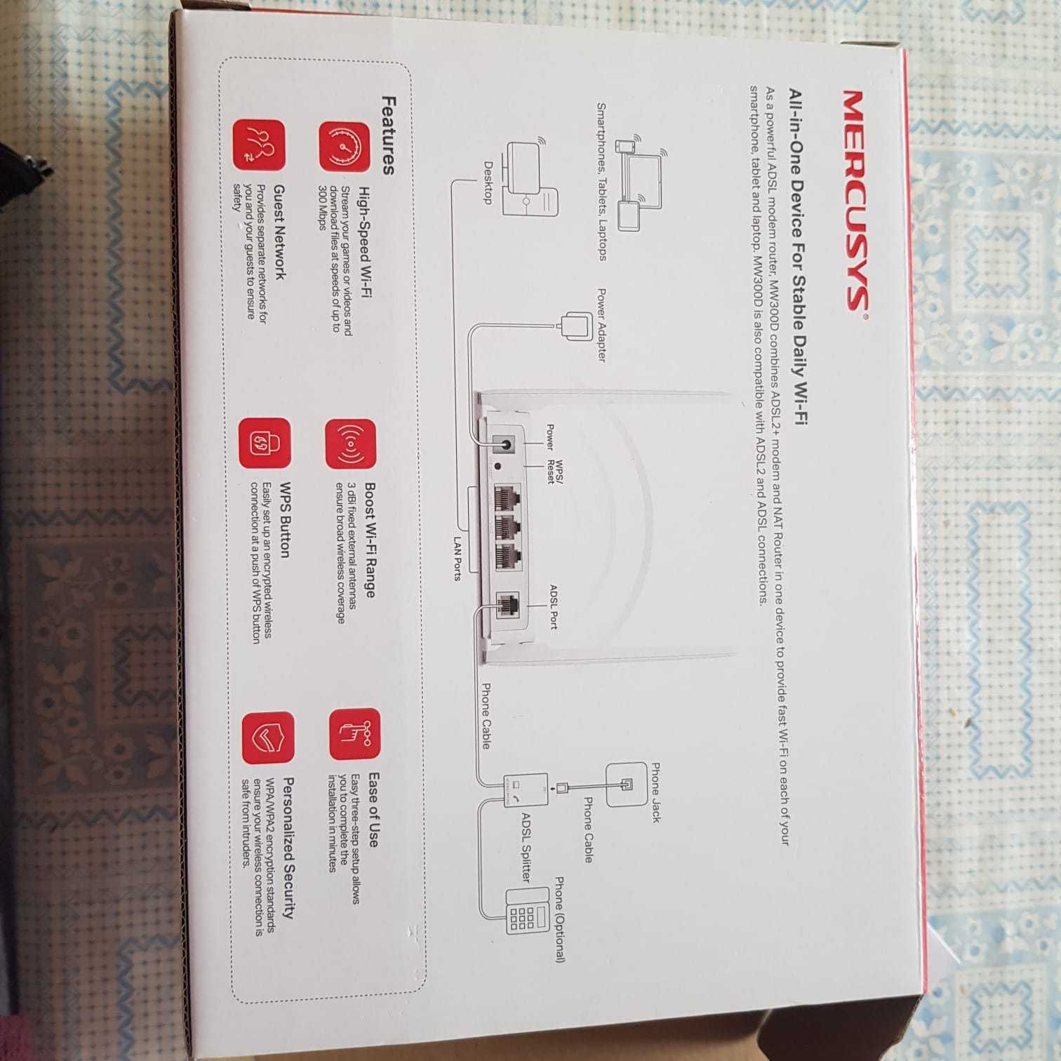 Беспроводной маршрутизатор с ADSL2+ модемом