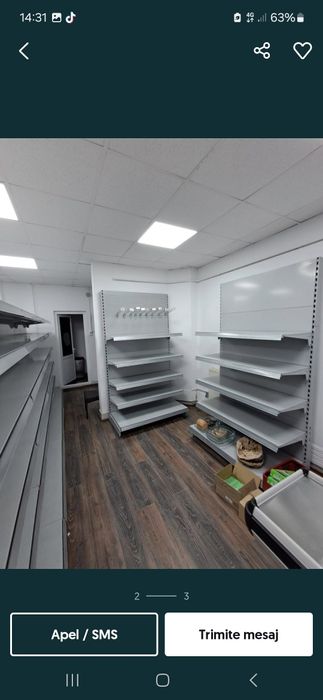 Rafturi pentru supermarket