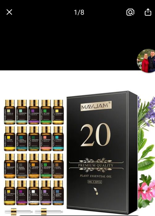 Mayjam етерични масла 20 бр.