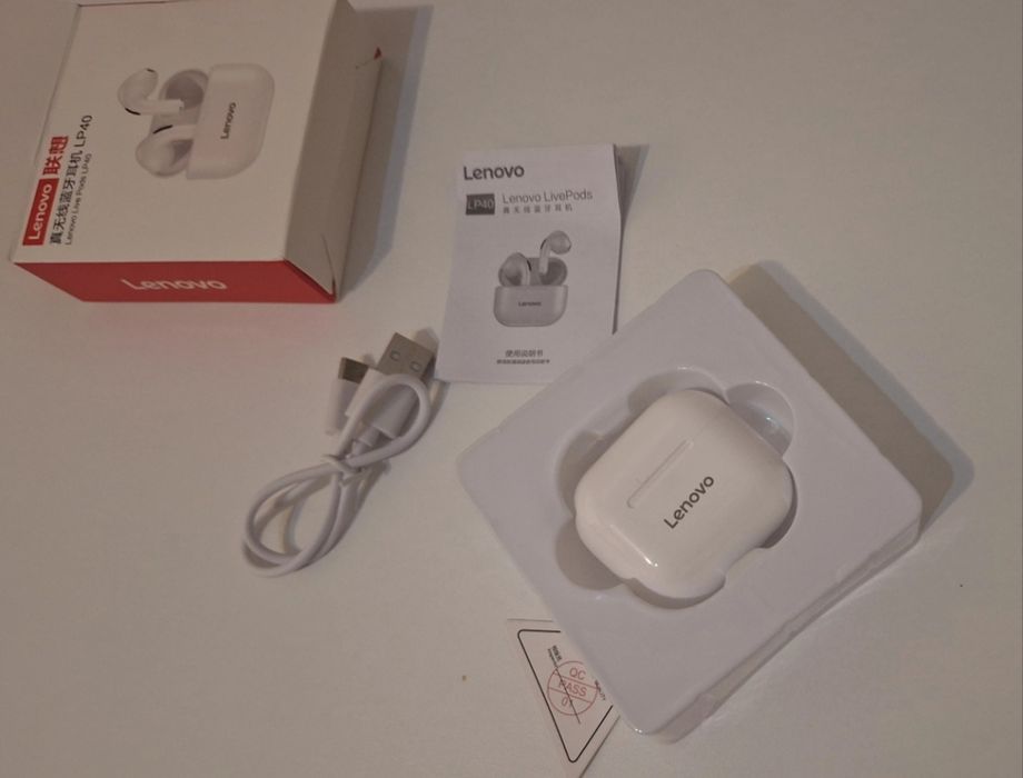 Căști wireless Lenovo Live Pods LP40