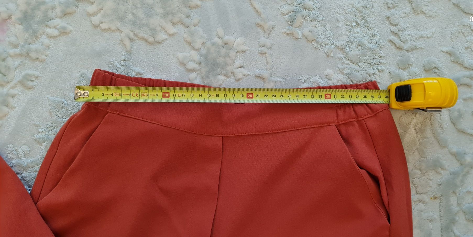 Pantaloni mango caramizii format 3/4 m38 ok si pt gravide