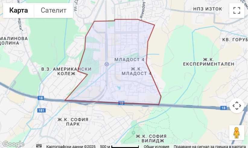 паркомясто в "Грийн парк" Мл4 от СОБСТВЕНИК