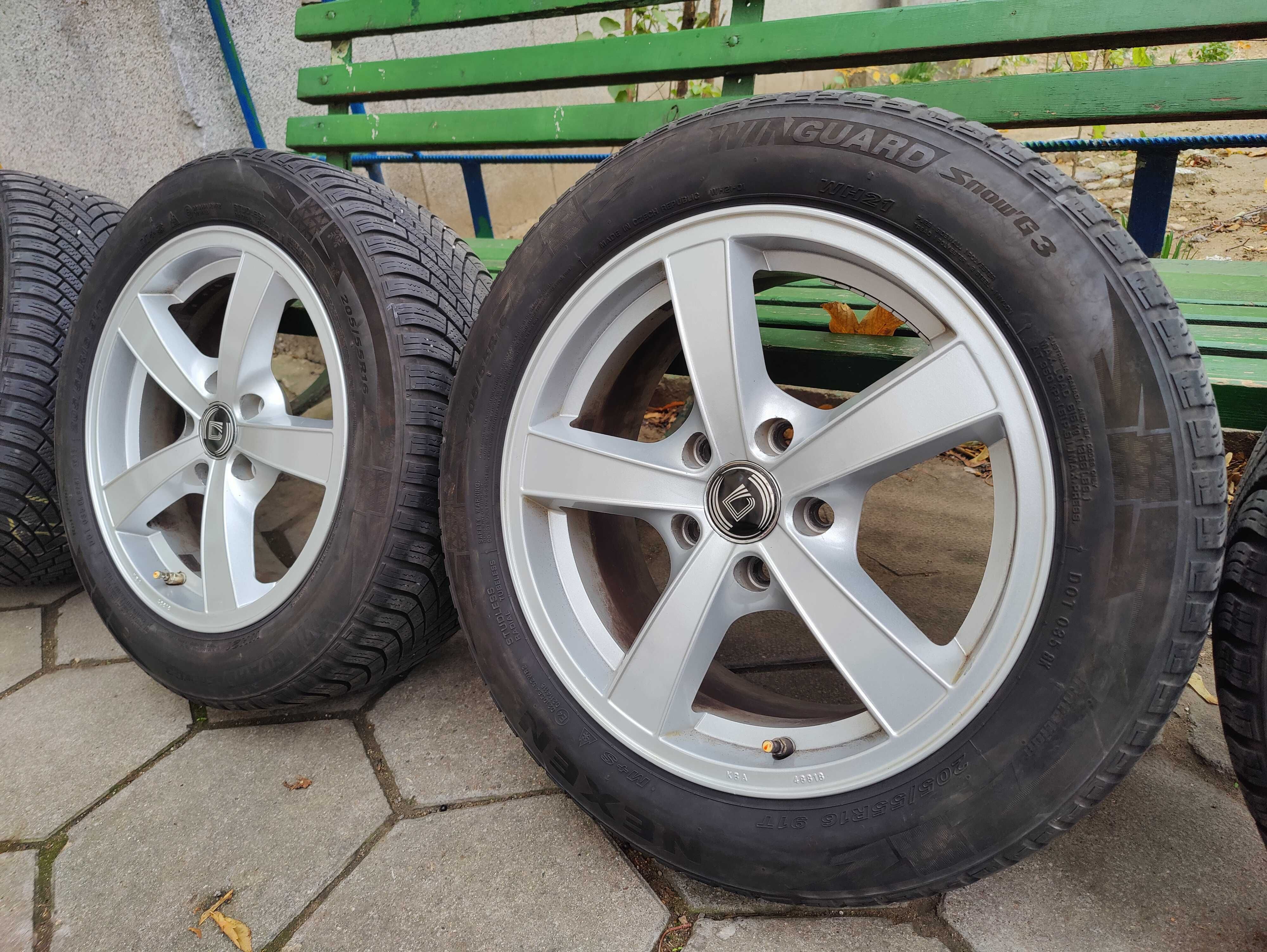 Джанти 16" DIEWE 7J ET40 5x112 + гуми Nexen Winguard snow g3