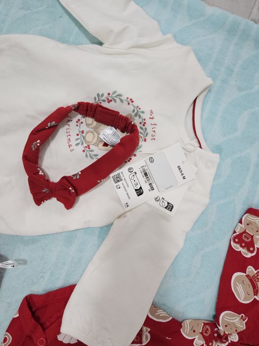 Costumas bebe pt Craciun, marime 68