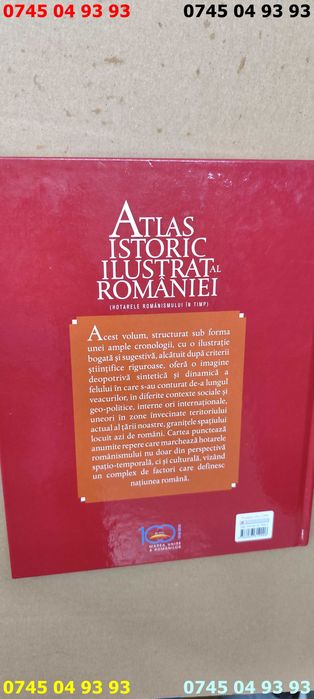 carte carti atlas istoric ilustrat al romaniei cartonata p. straulesti