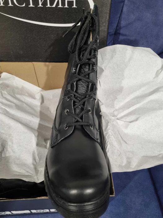 Мъжки кожени ботуши боти