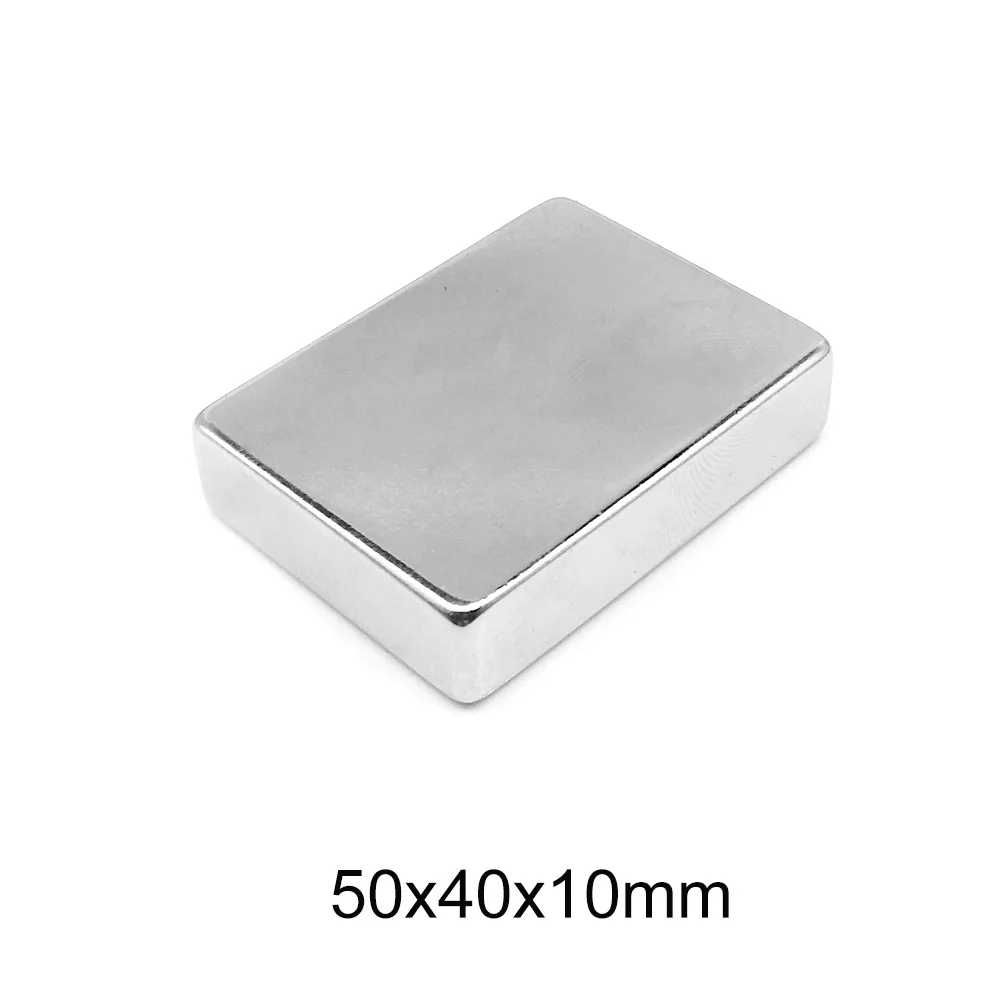 50x40x10mm Неодимов магнит N52, 2000Gs Neodymium magnet NdFeB magnit