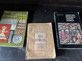 Set 3 cărți vechi elemente tradiționale