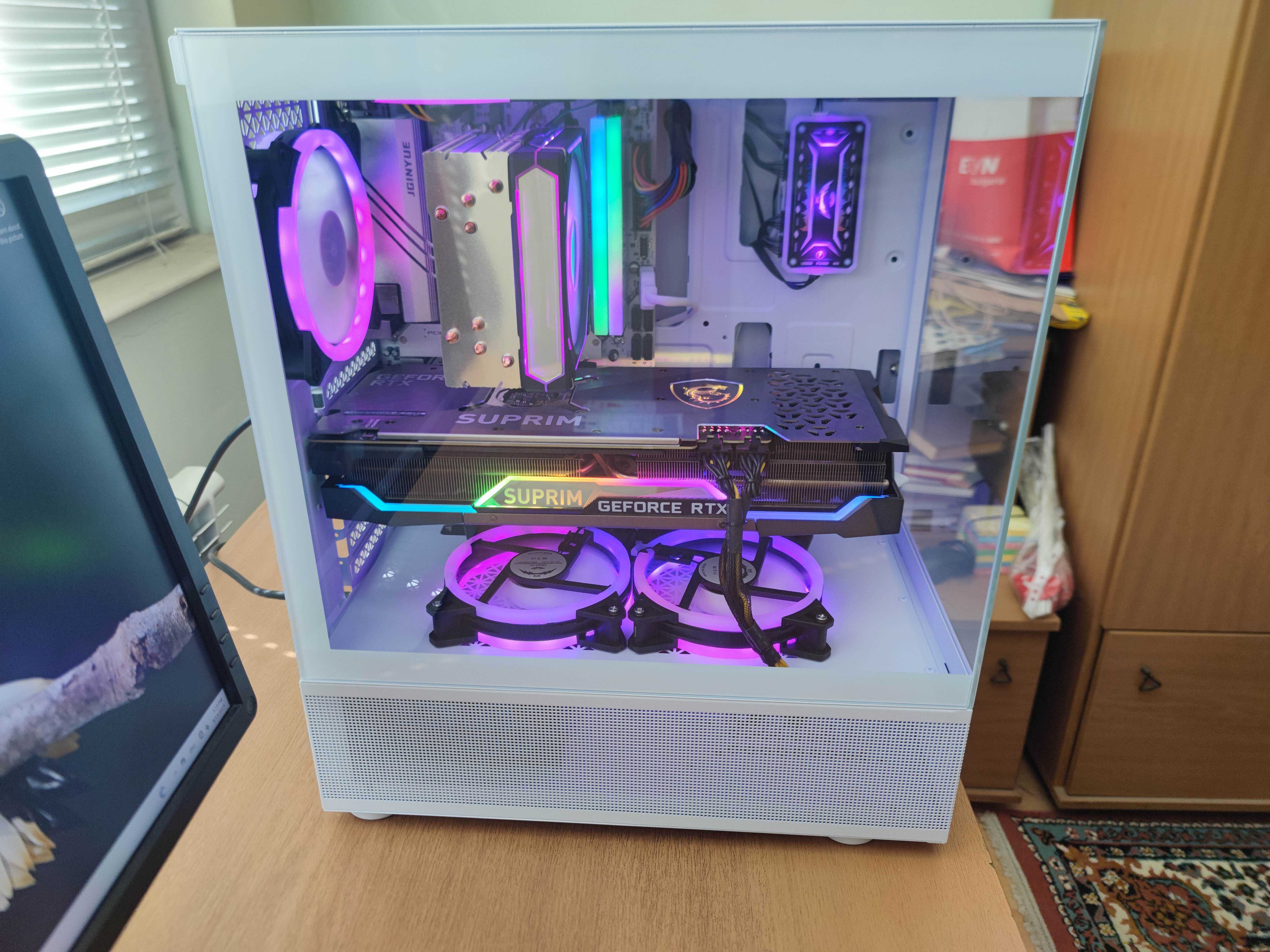 Геймърски компютър, Ryzen 8400f, Rtx 3070, 32gb DDR5, 1tb Nvme, 750W