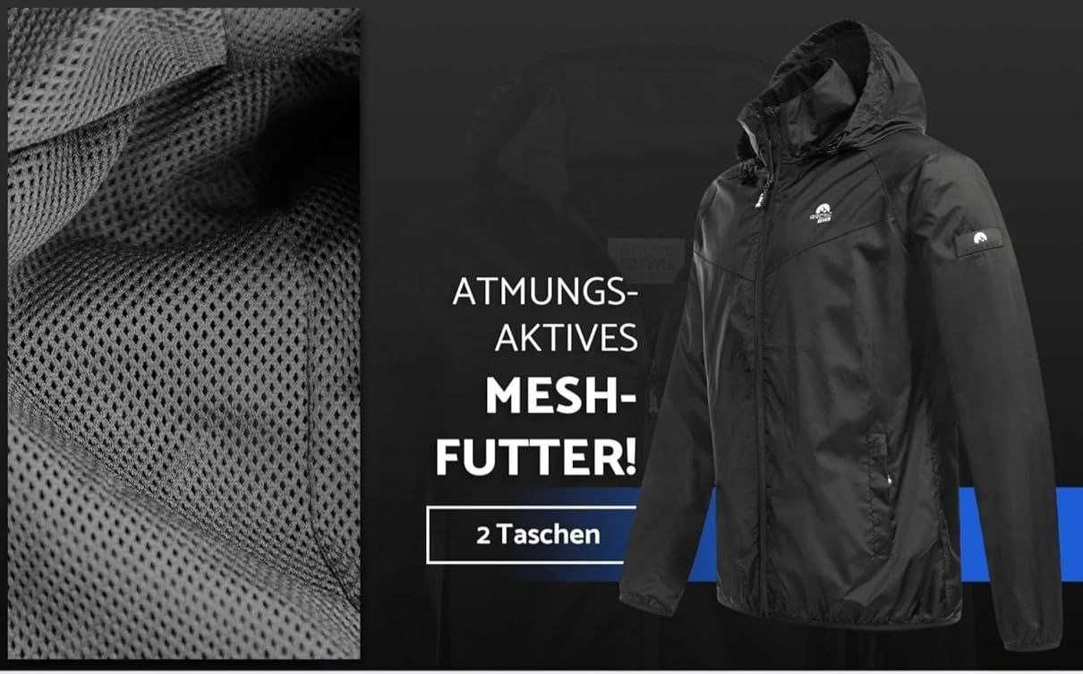 Arctic Seven (Германия) компактный лёгкий дождевик куртка