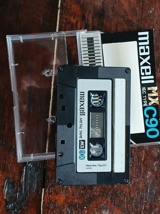 Lot de 2 casete audio METAL, Sony și Maxell de 90min. Made in Japan