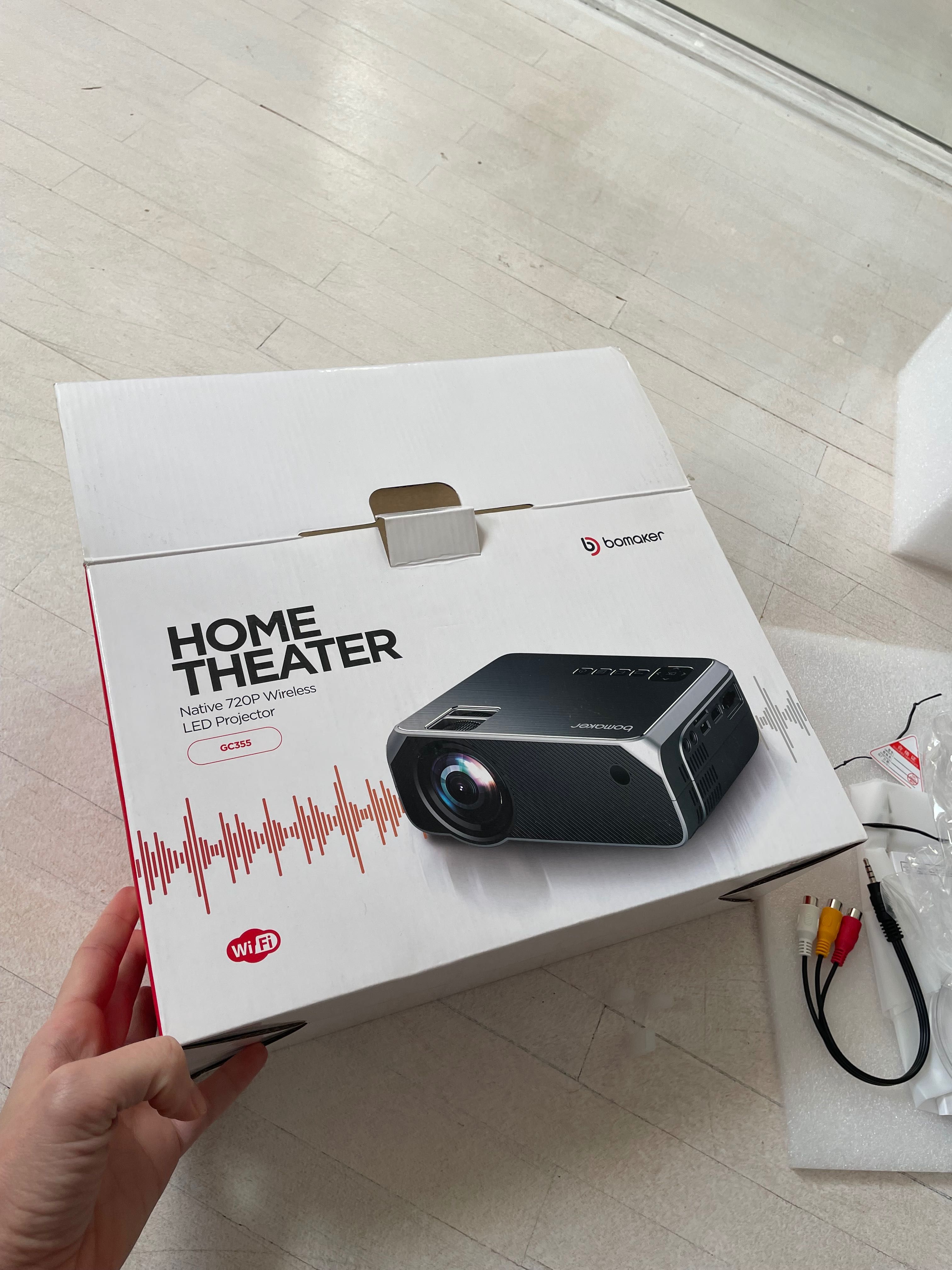 Proiector Bomaker home theater native 720p Wireless Nou