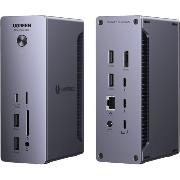 Docking Station, UGreen Revodok Max, U710,  13in1, 8K, 180W, Nou