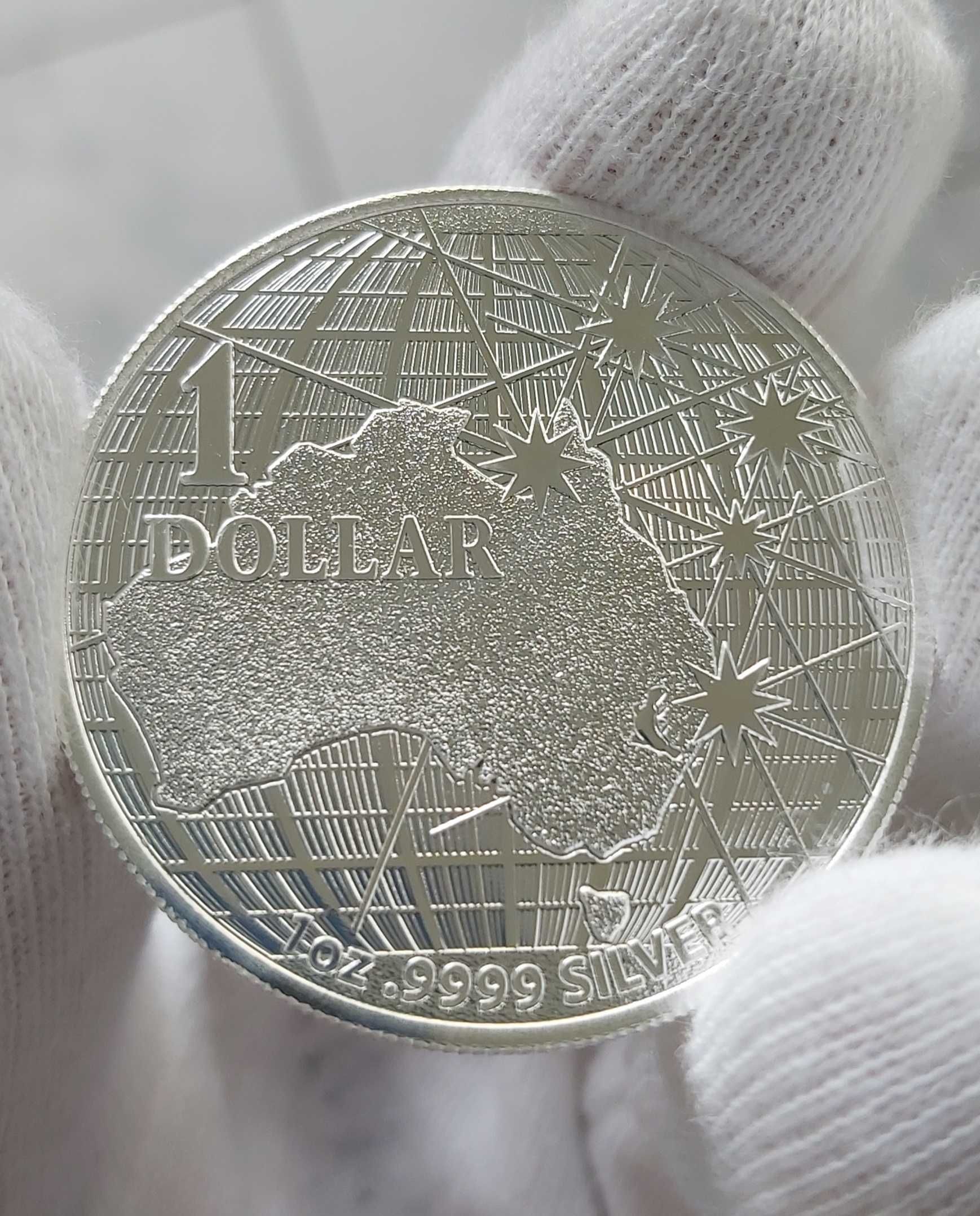 Moneda argint pur 999.9 investitie 1 oz 31.1g noua Australia 2021