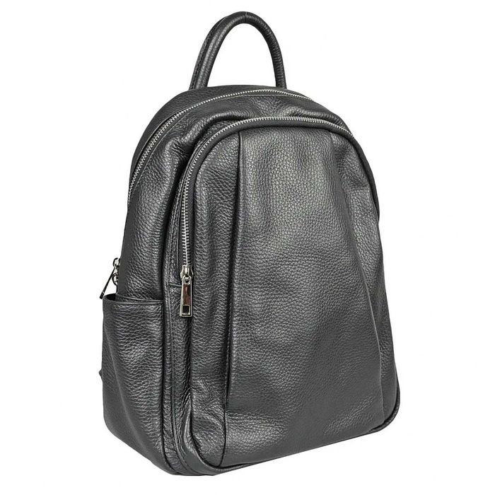 VERA "Cerelina" - Луксозна Италианска Раница от естествена кожа, черен