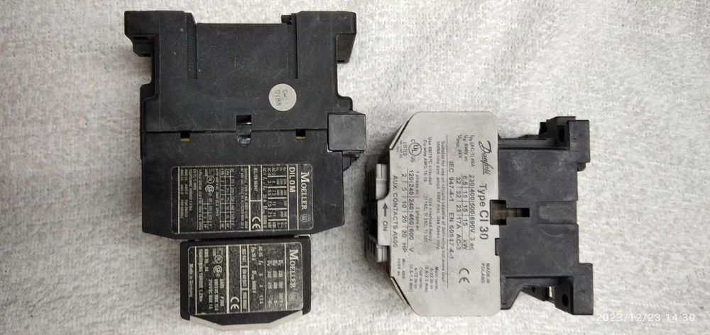 Моторни защити и контактори