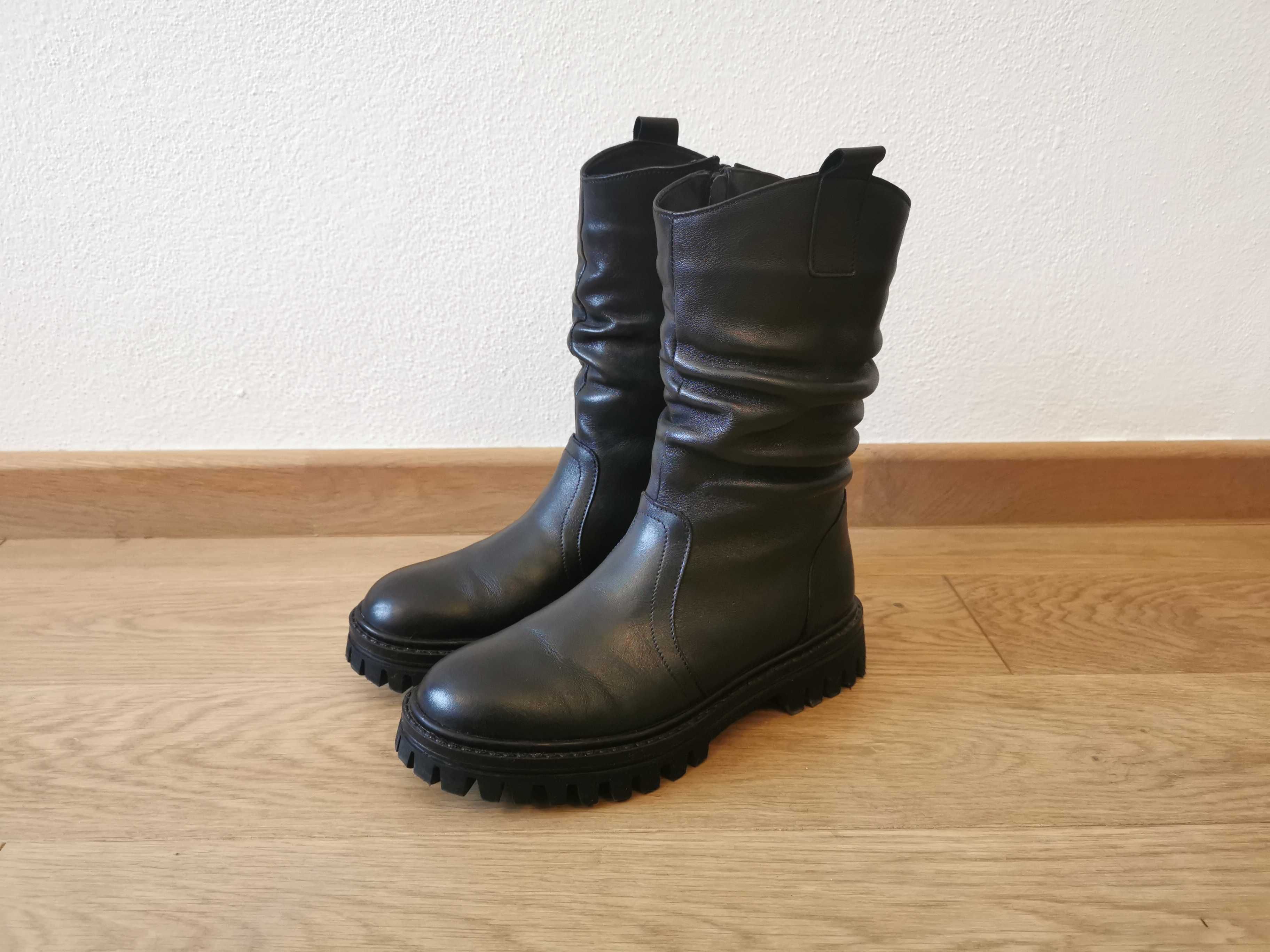 Cizme de piele Catali Shoes mar. 37