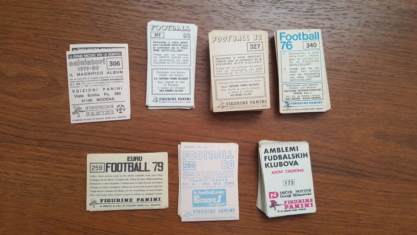 Stickere Panini vechi '75 > '83