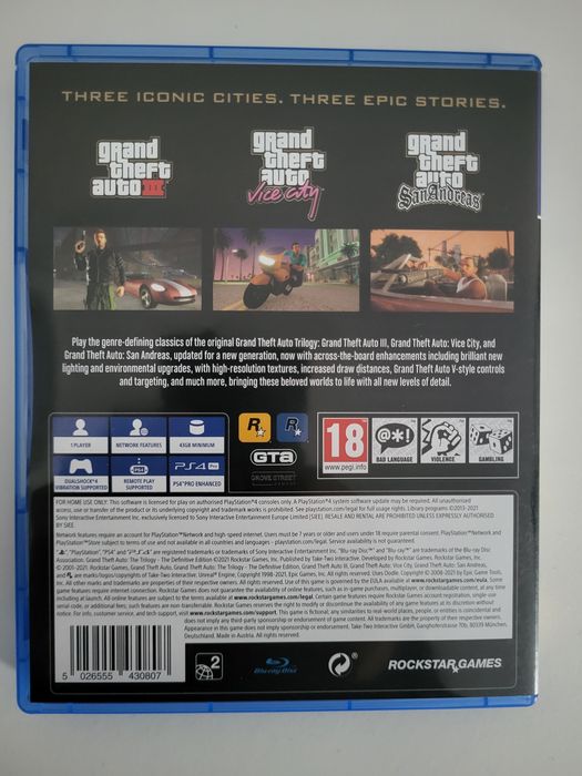 GTA Trilogy PS4 sau PS5