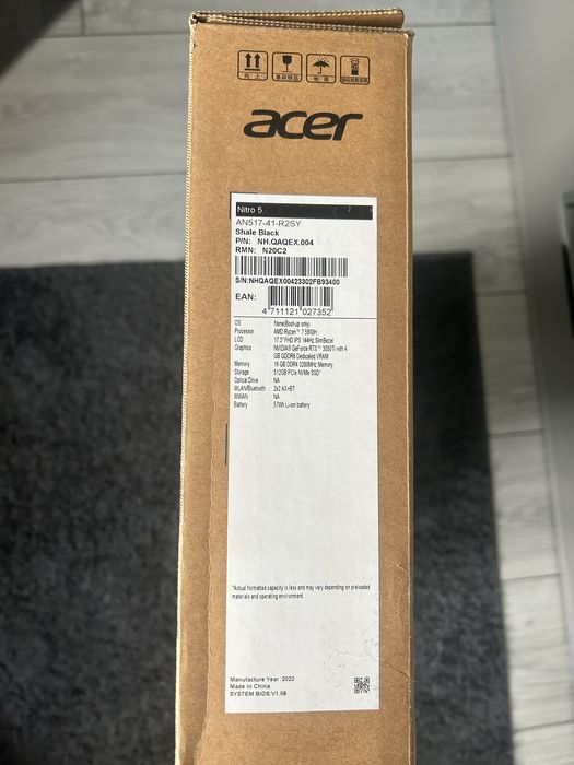 Acer Nitro 5 AN517-41-R2SY