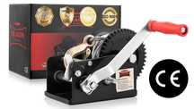 Troliu manual cablu otel sau chinga Dragon Winch de 2500 lbs (trage 1133kg)