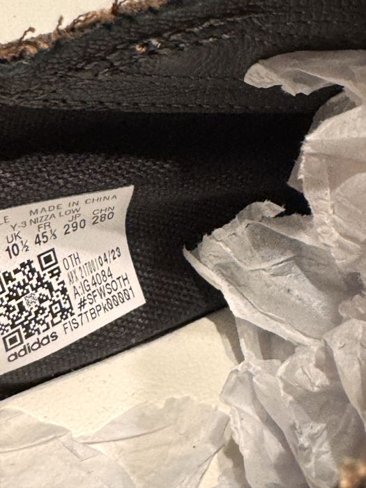 Adidas Y-3 NIZZA LOW masura 45 1/3