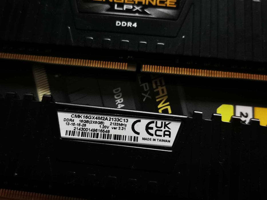 Memoria ram 16gb CL13 ddr4