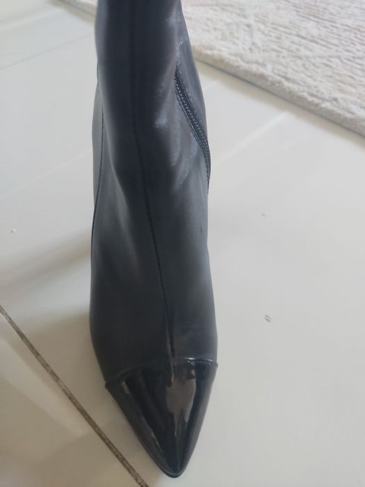 Cizme dama Pepper piele naturala înalte cu toc