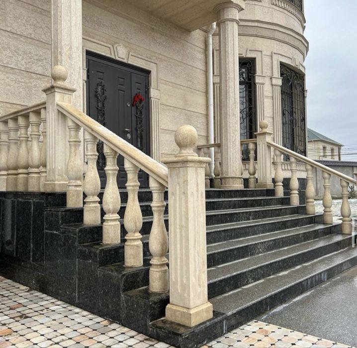 Лестница резка и установка