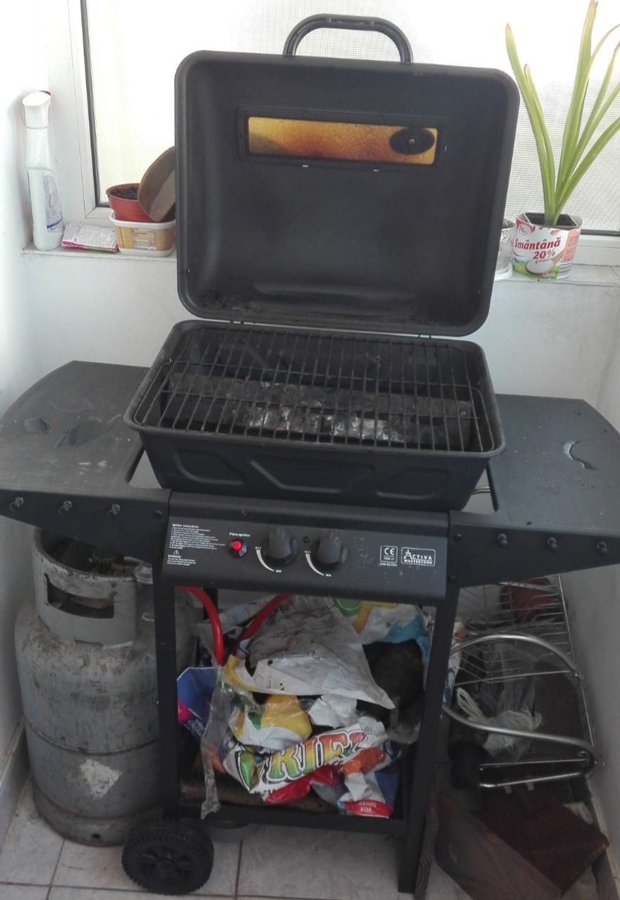 Grătar pe gaz, pt grădină sau balcon