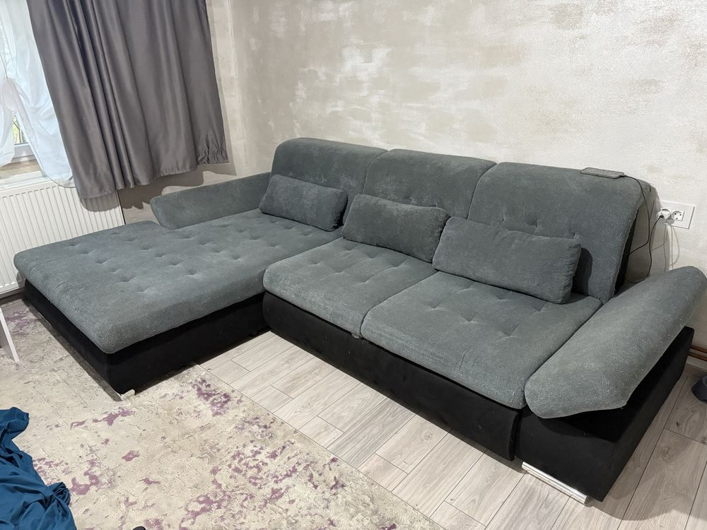 Canapea extensibila in L