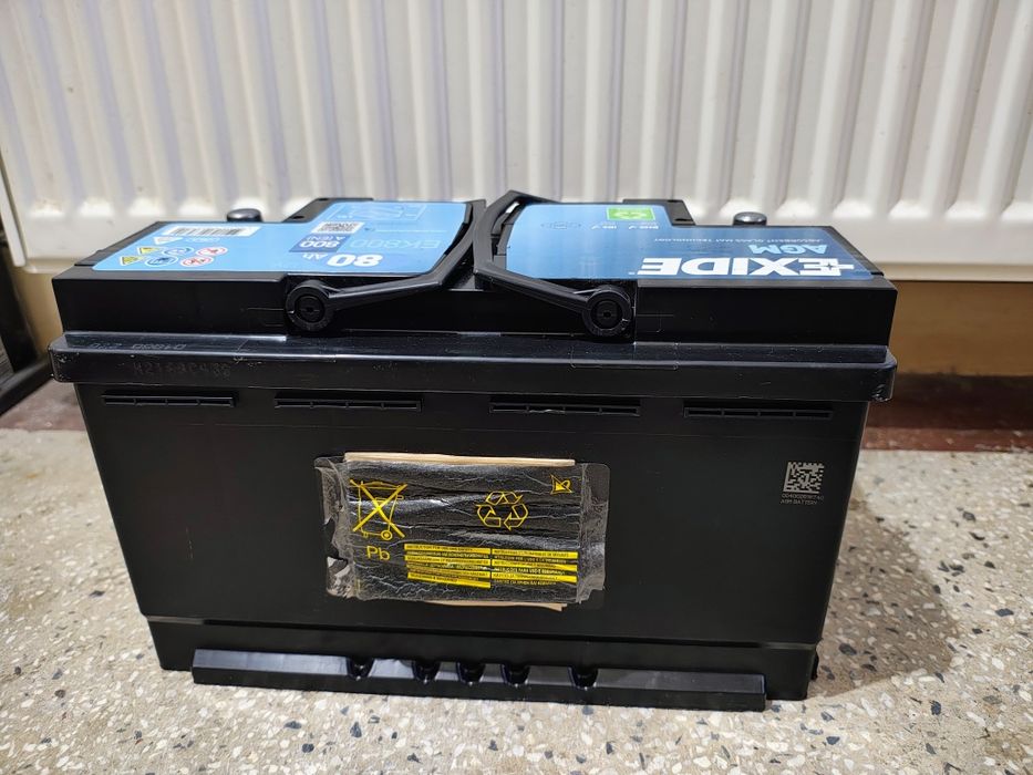 Baterie auto Exide 80Ah AGM start stop import.