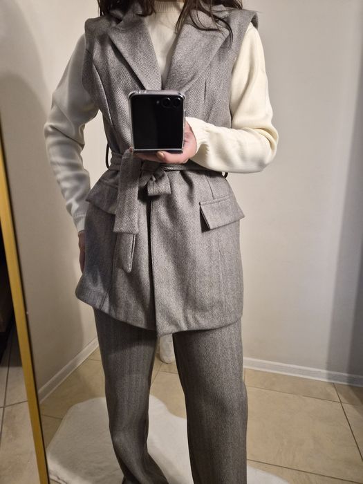 Елек вълна Temptation сив и бежов